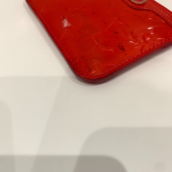 Louis Vuitton Red Vernis Key Cles Sku#84558 - Picture 5 of 12